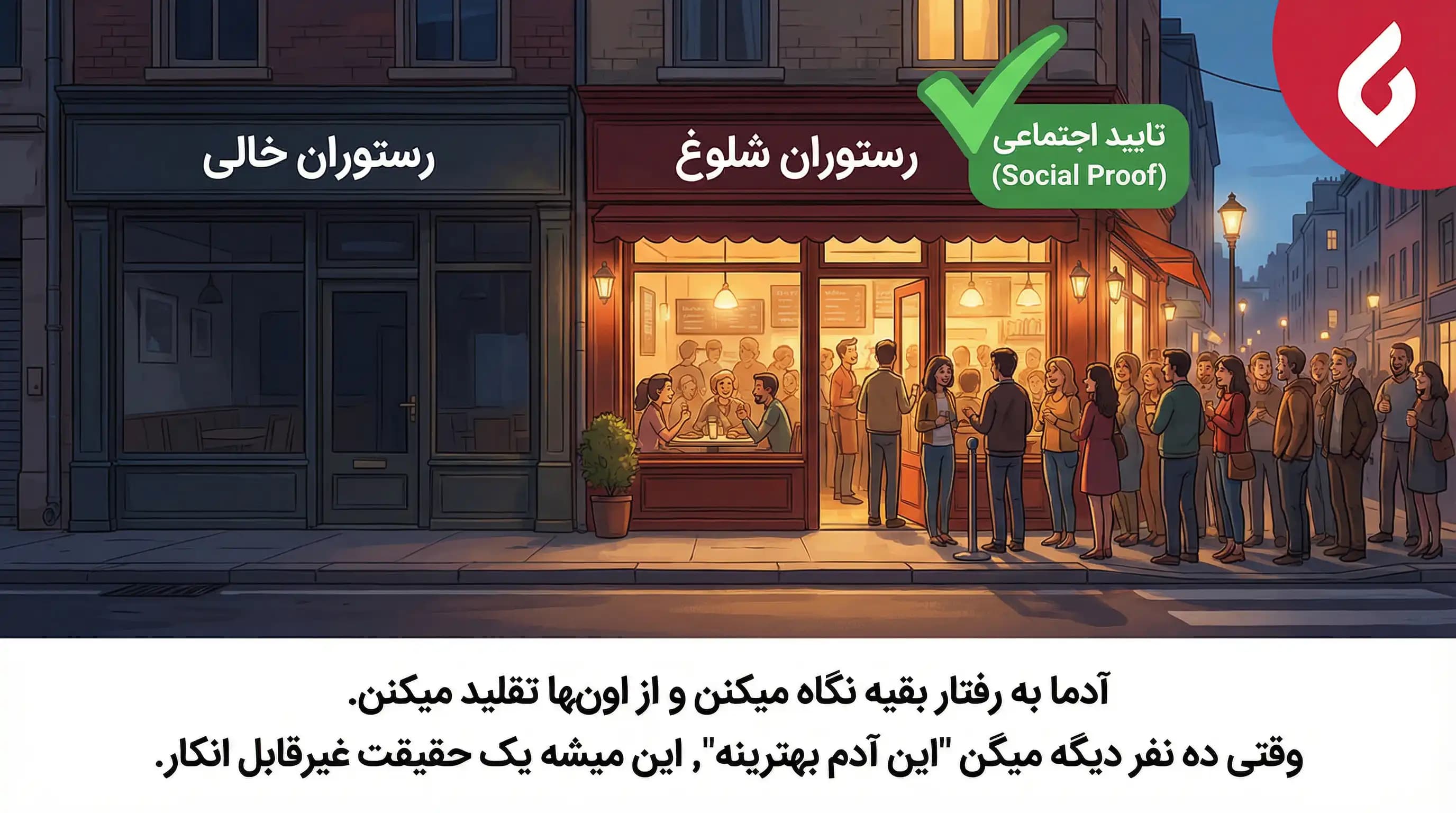 تایید اجتماعی یا سوشیال پروف (social proof) چیست؟